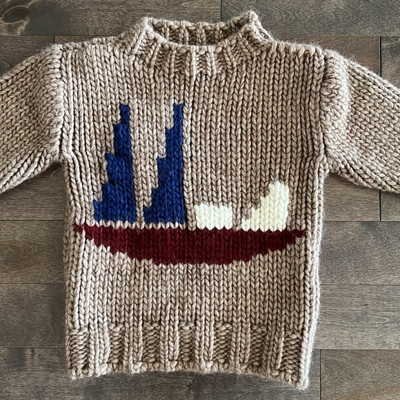 Bobo Choses Taupe Wool-Blend Sweater 2-3y - Picture 3 of 6